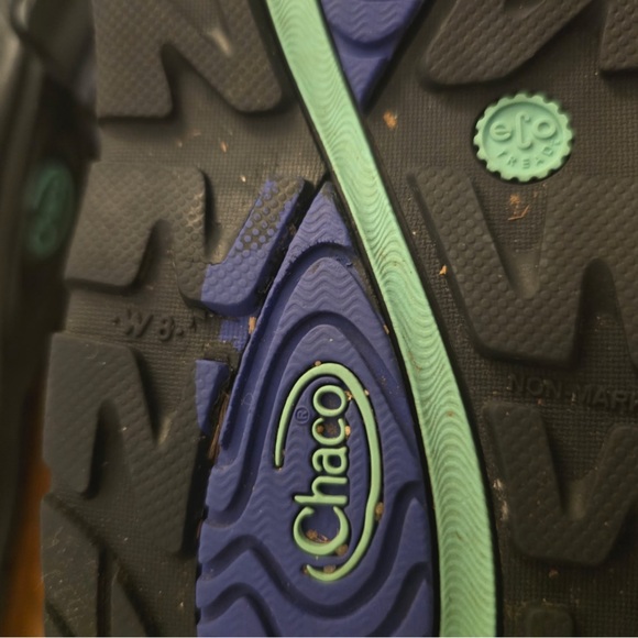 Chaco Woman’s Zvolve X2 Sports Sandals Size 8 Aqua Blue Cushioned Support - Picture 5 of 5